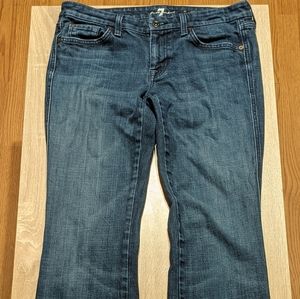 7 For All Mankind "A" Pocket Flare Leg Jean
